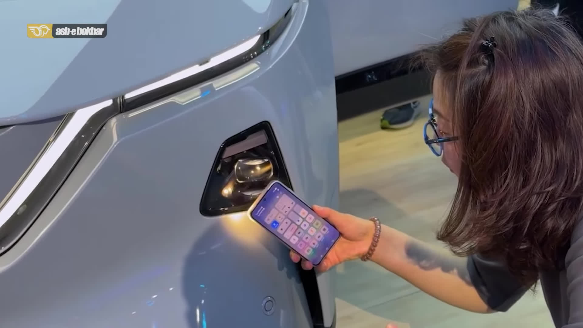 پوستر معرفی خودروی مزدا EZ-60 مدل 2026 در نمایشگاه خودرو چین