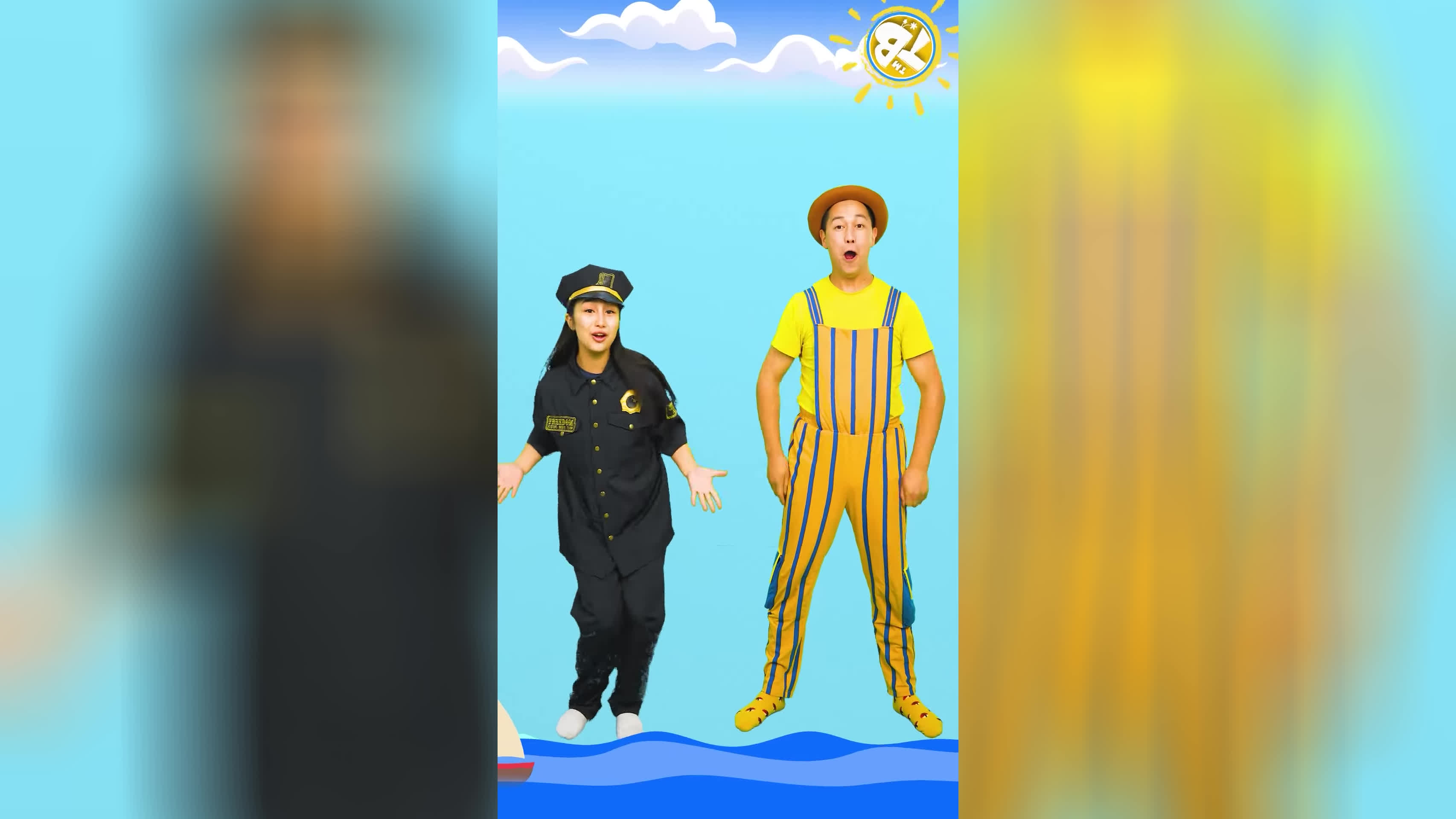 پوستر پلیس دختر و اندی در بوم چیکی بوم شورت