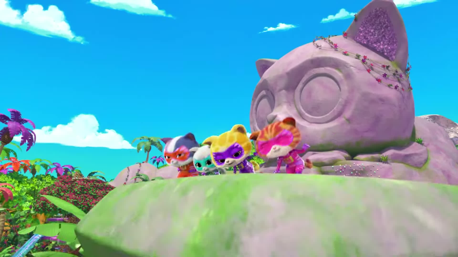 پوستر ماجراهای سوپر گربه‌ها جدید آهنگ «بیایید وحشی شویم» 🎶 dis