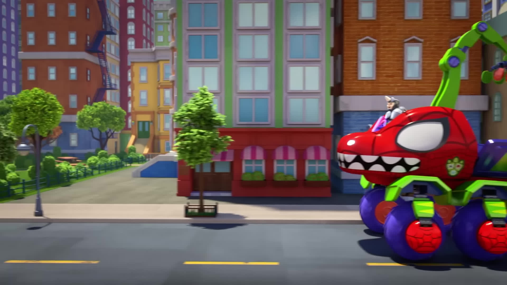 پوستر عنکبوتی دینو-وب کراولر توسط راینو ربوده شده است! 🦏 عنکبوتی...