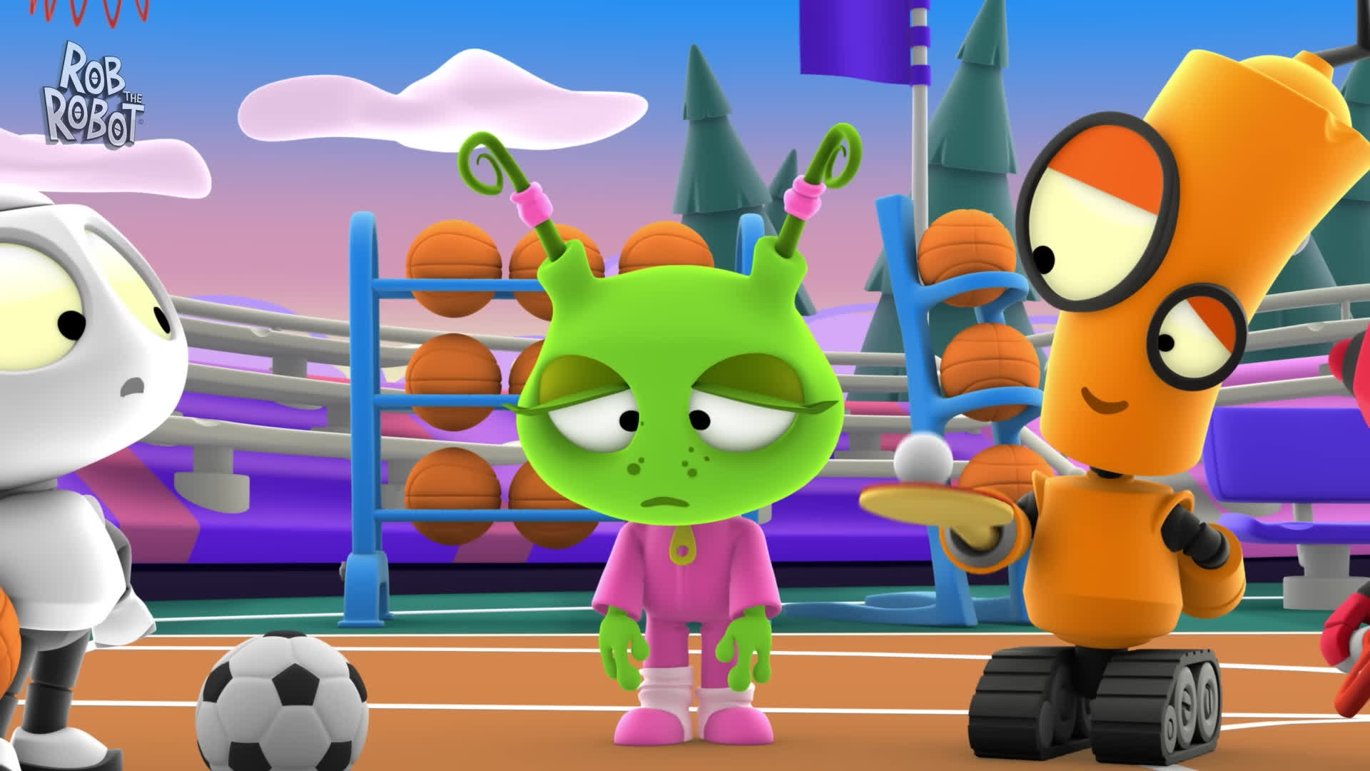 پوستر سفر جنگلی هیجان‌انگیز! راب ربات آموزش پیش‌دبستانی