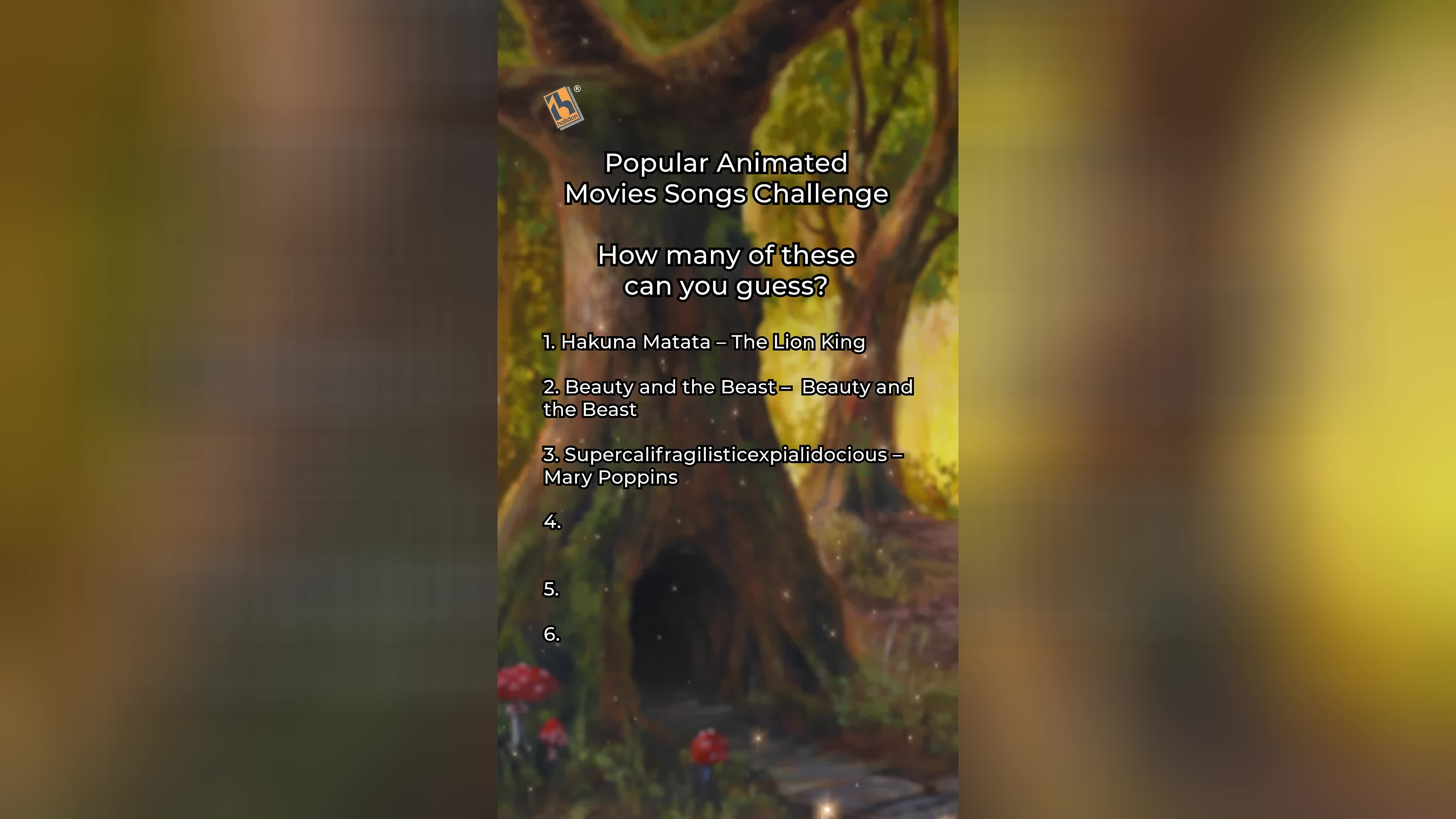 پوستر چالش آهنگ‌های محبوب فیلم‌های انیمیشن موسیقی_زمینه...