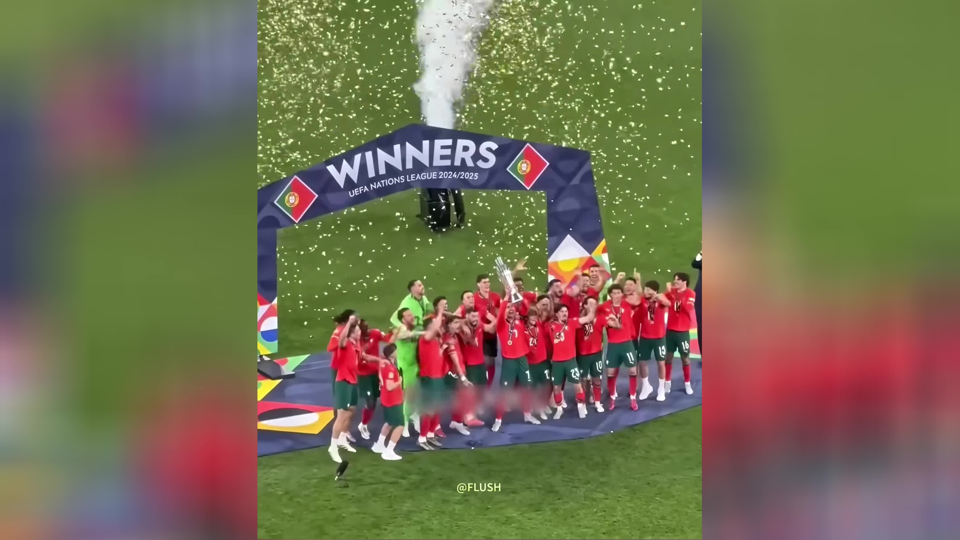 پوستر یامال واکنش نشانه‌های رونالدو در مراسم تقدیر... ☠️