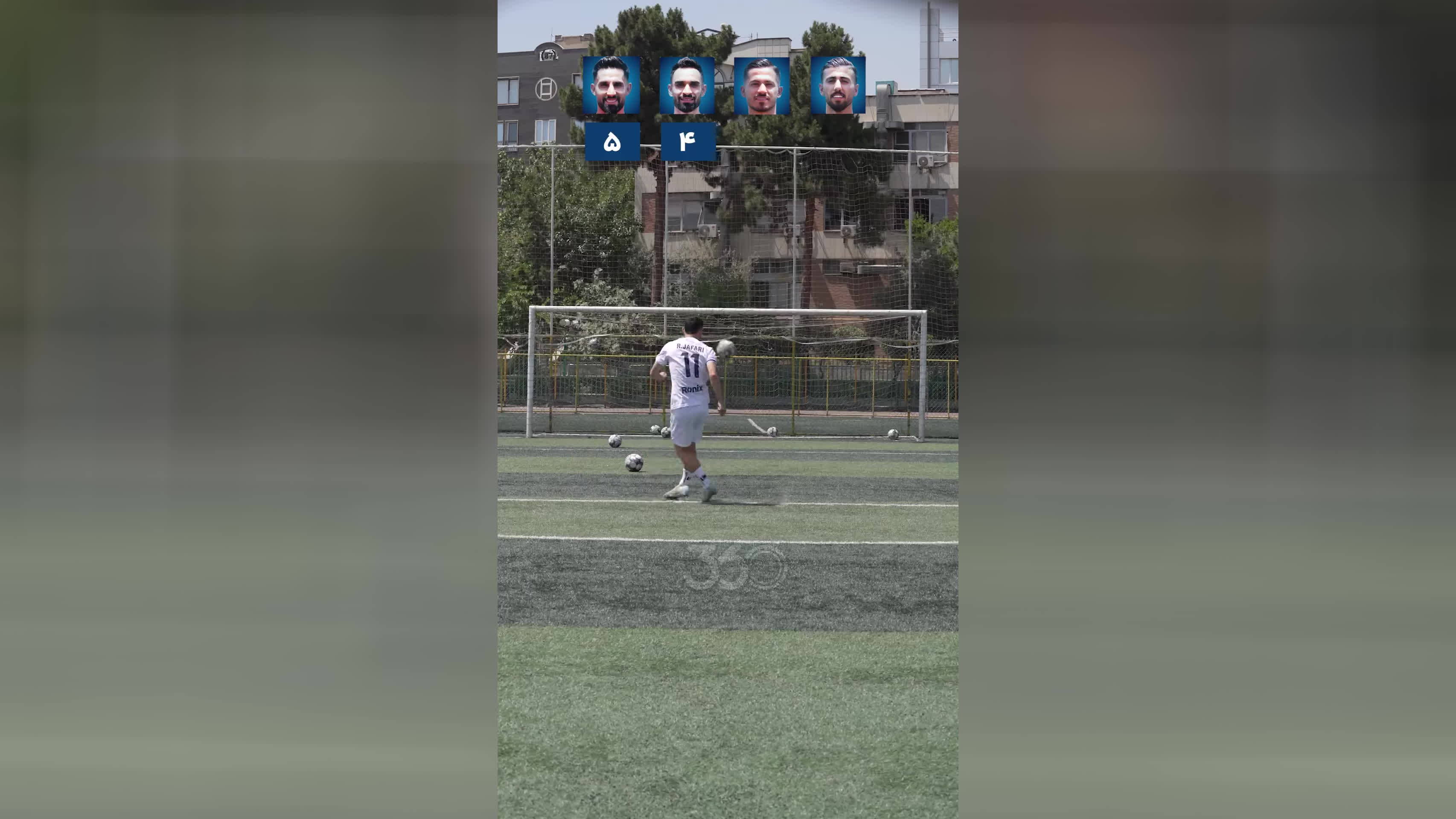 پوستر گروه چهارم؛ چالش تیر دروازه