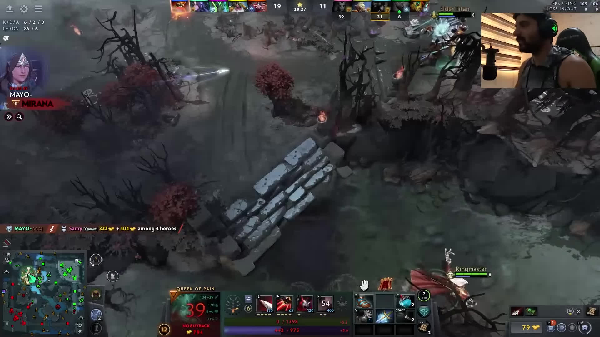 پوستر بهترین قهرمان برای اسپم رنک آپ دوتا ۲ کویین اف پین